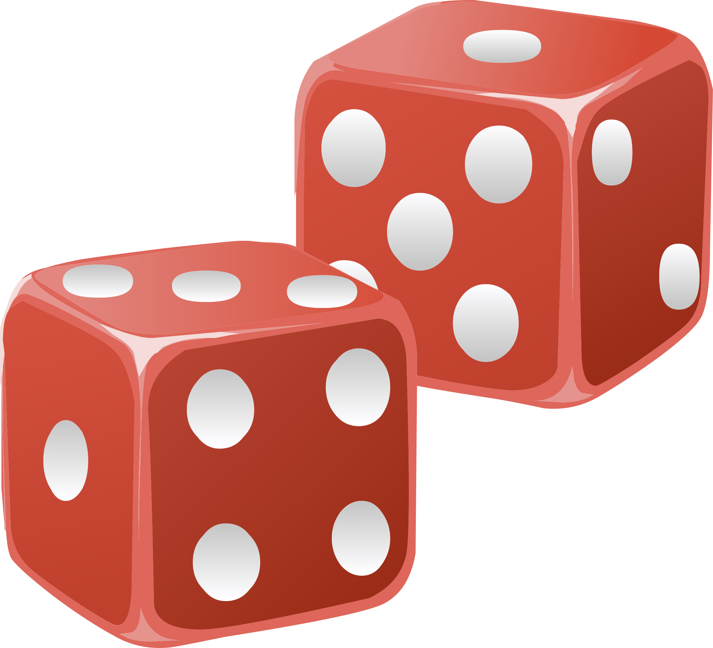 Dice - Dice Clipart Png (2400x2180)