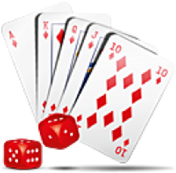 Free Casino Dice Clipart - Casino Clipart Png (600x600)