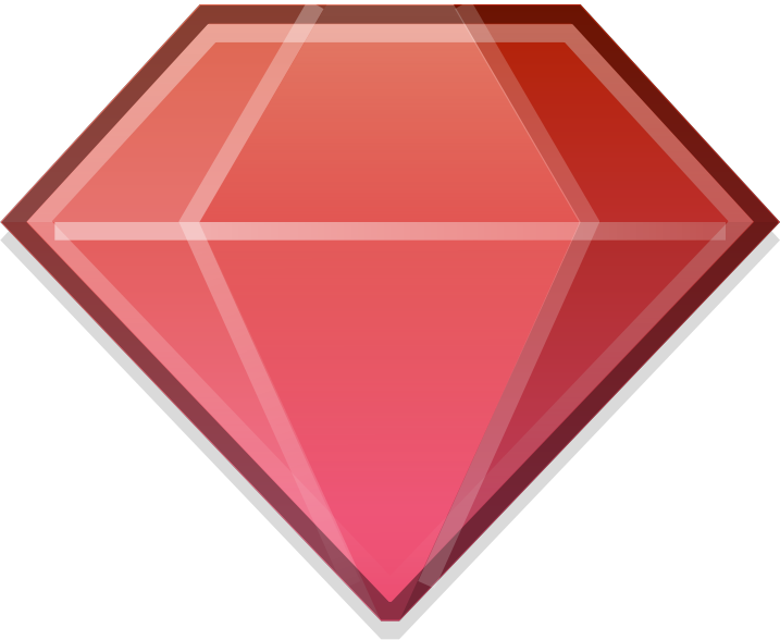 Red Diamond Clipart - Red Diamond Cartoon Png (717x588)