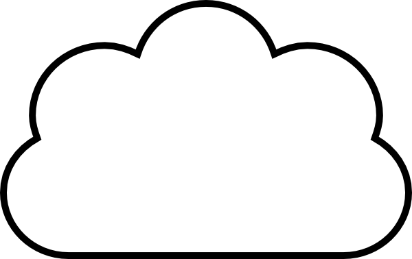 Simple Cloud Png (600x378)