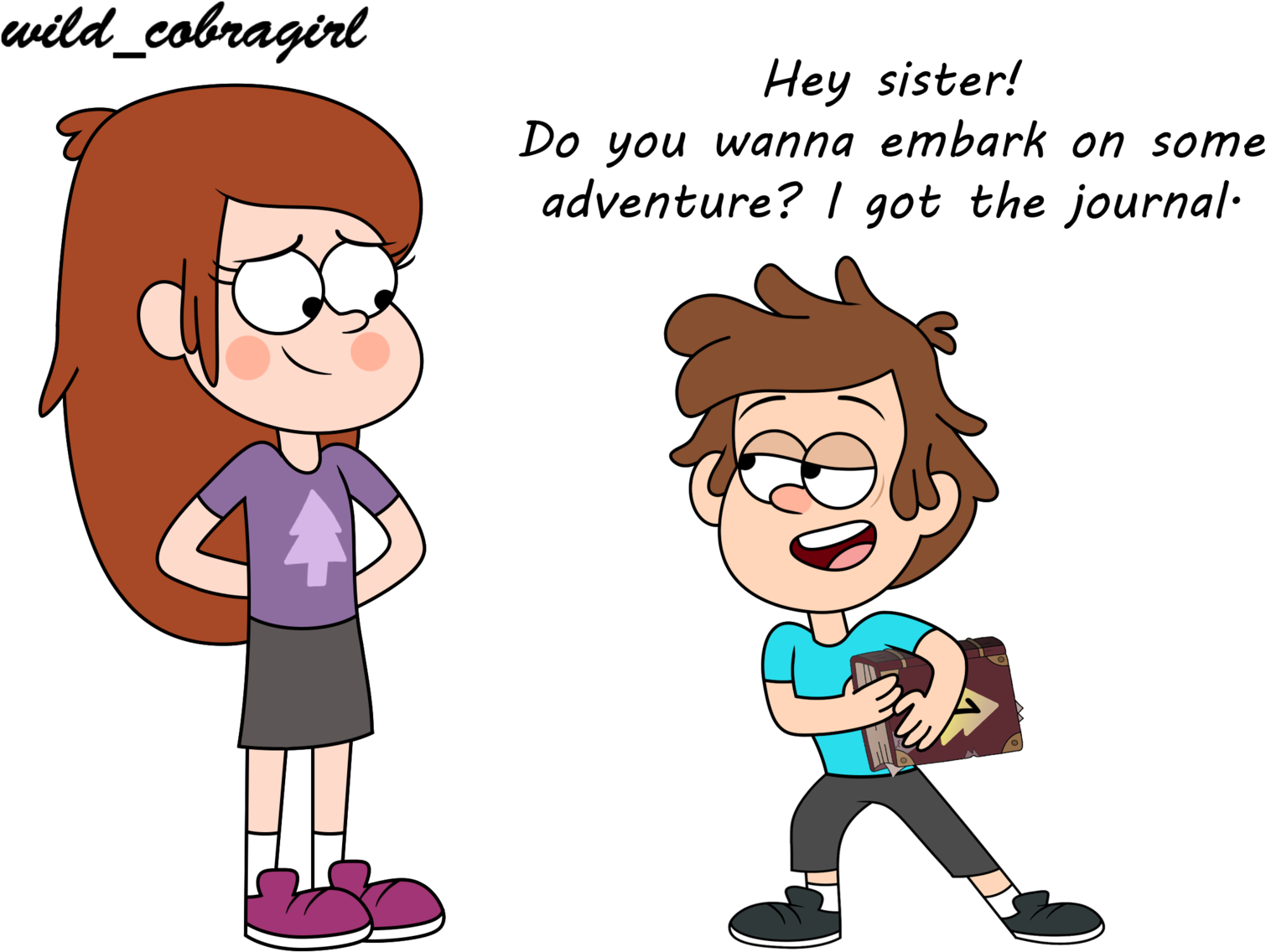 Adventurer Wendip Kids By Wild-cobragirl - Giantess Mabel Gravity Falls (1600x1192)