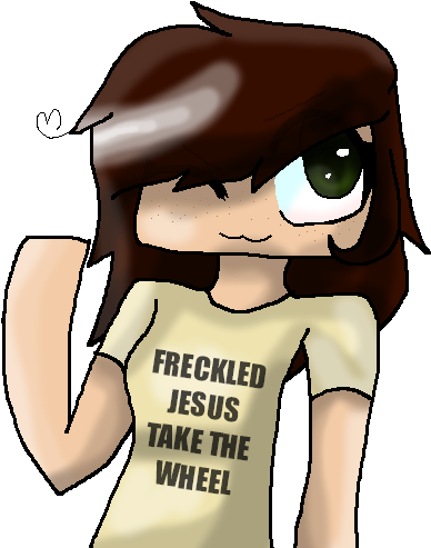 Freckled Jesus Needs To Take The Wheel By Zashachan - Freckled Jesus Take The Wheel (727x493)