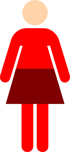 Girl Stick Figure Transparent Background (270x589)