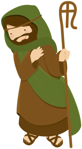 Jesus - Minus Más - Personagens Nascimento De Jesus (286x513)