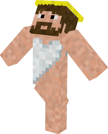 Jesus Zpscddpng - Skin De Jesus No Minecraft (349x433)