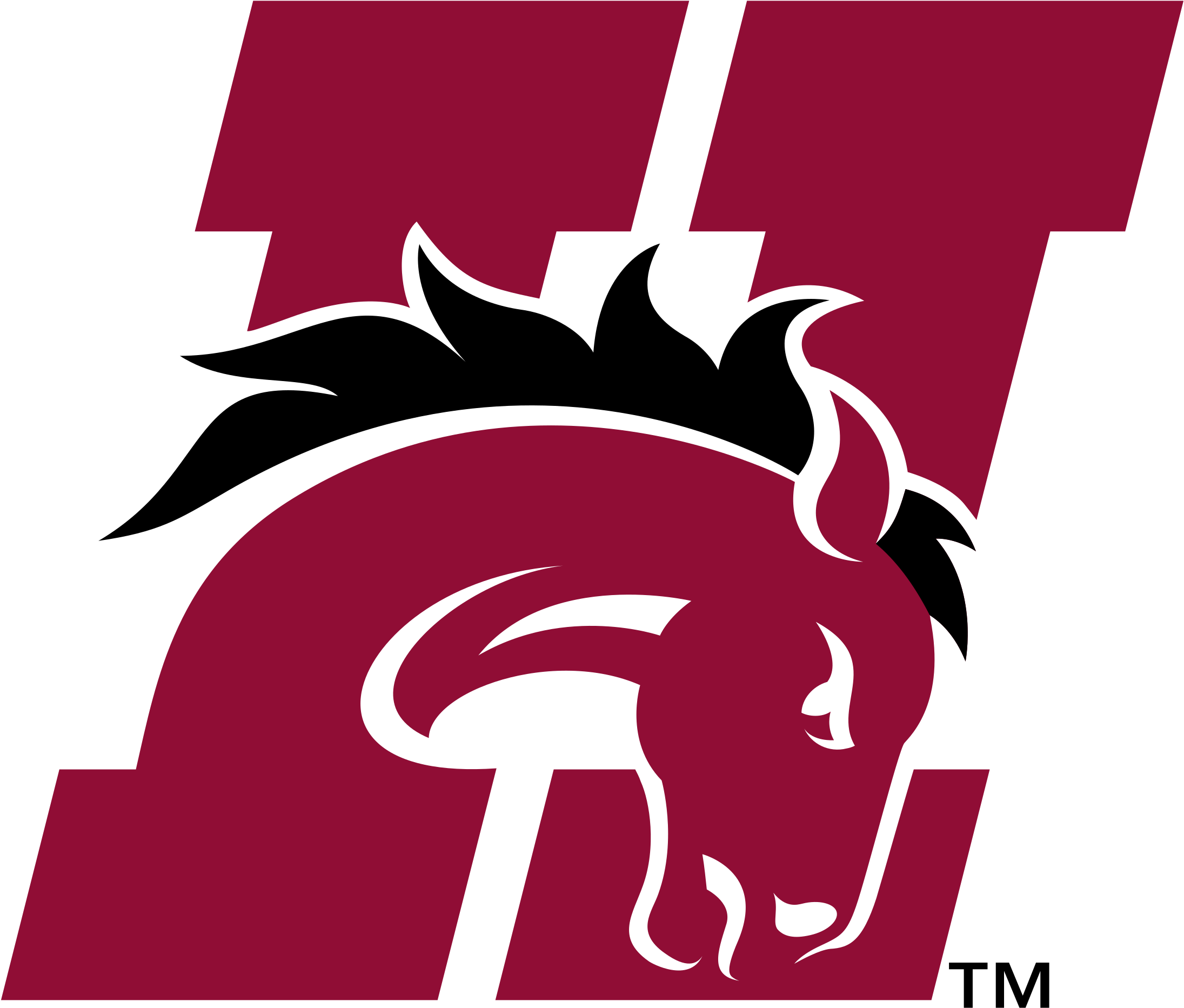 Hastings College Logo Black And White - Hamilton Broncs Logo (2400x2400)