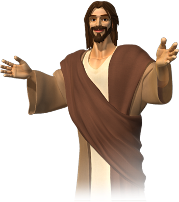 Jesus Christ Png - Superbook Jesus (350x420)