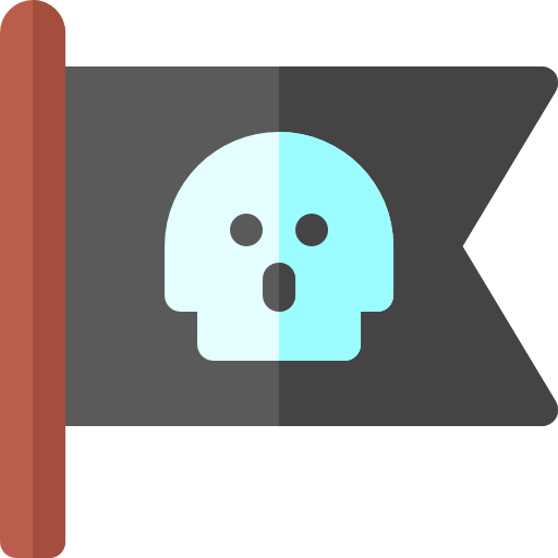 Pirate Flag Free Icon - Skull (512x512)