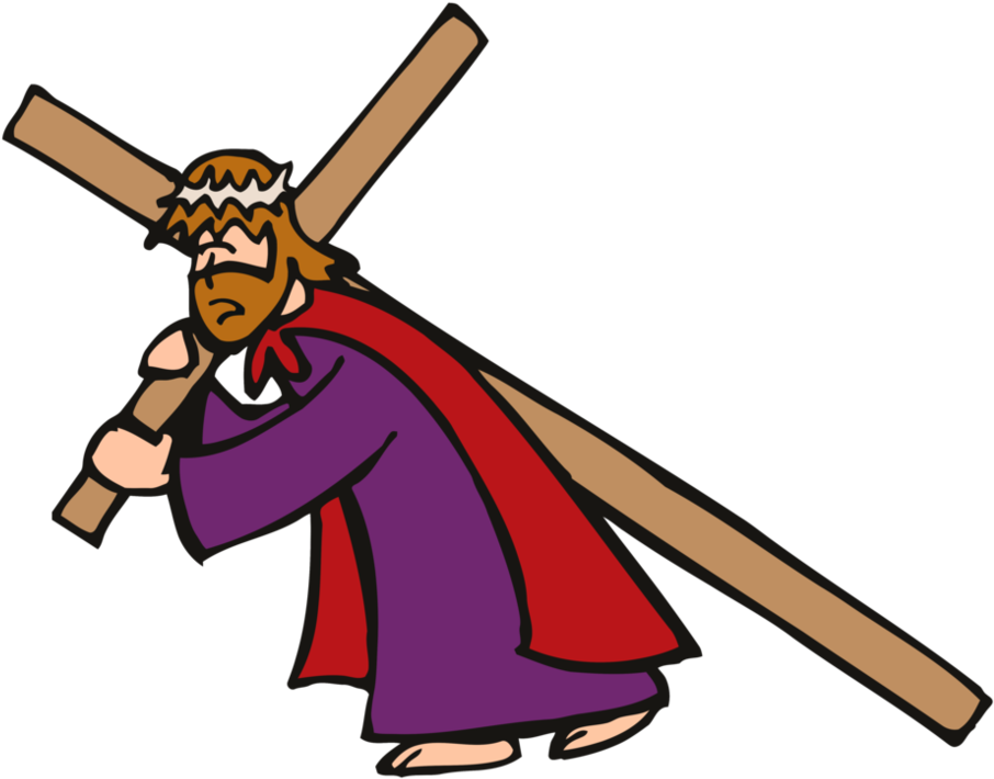 Jesus Vector48 By Minayoussefsaleb - Jesus Cargando La Cruz Animado (1006x794)