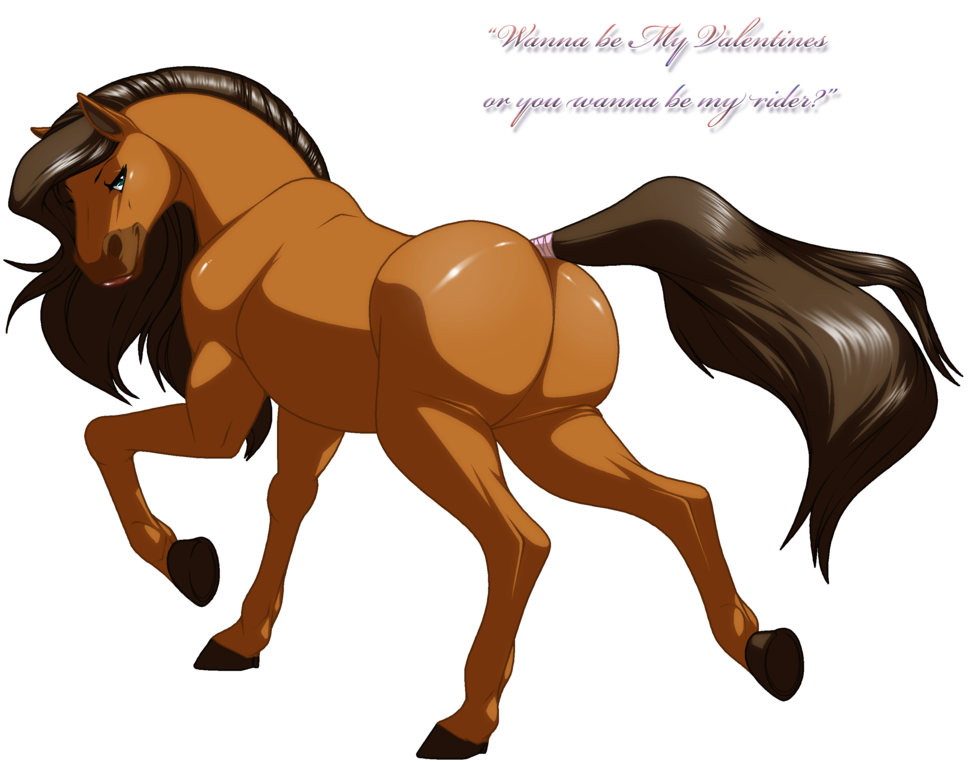 Valentines Day Horse Near Completion^^ By Wsache007 - Horse Butt Female (1024x847)