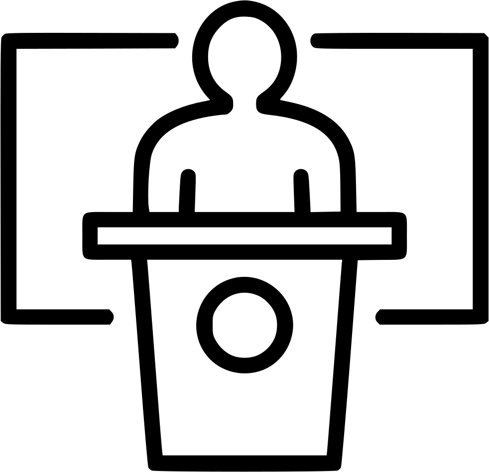 Speech Presentation Politician Deputy University College - Icon (982x948)