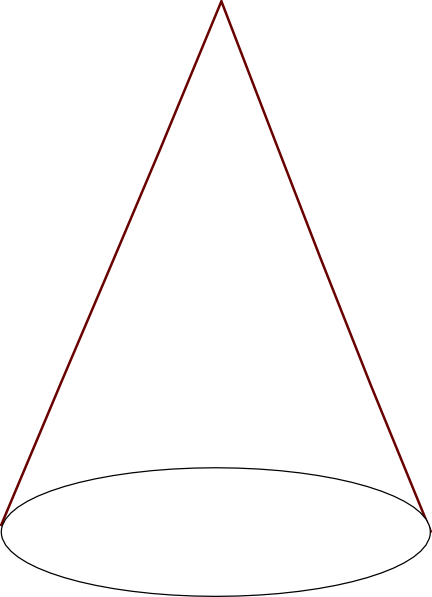 Cone Black And White Clipart - Spotlight Image Clip Art Png (432x597)