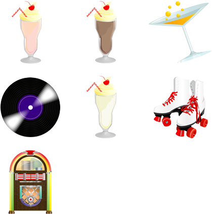 Search - Retro 50s Png (444x444)