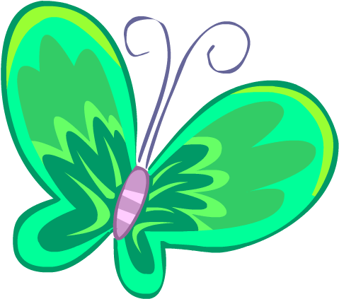 Green Butterfly Icon - Butterfly Icon (512x512)