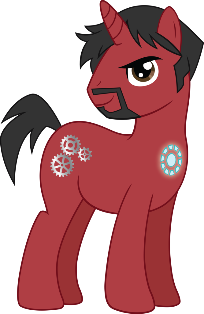 Arc Reactor, Artist - Iron Man My Little Pony (667x1024)
