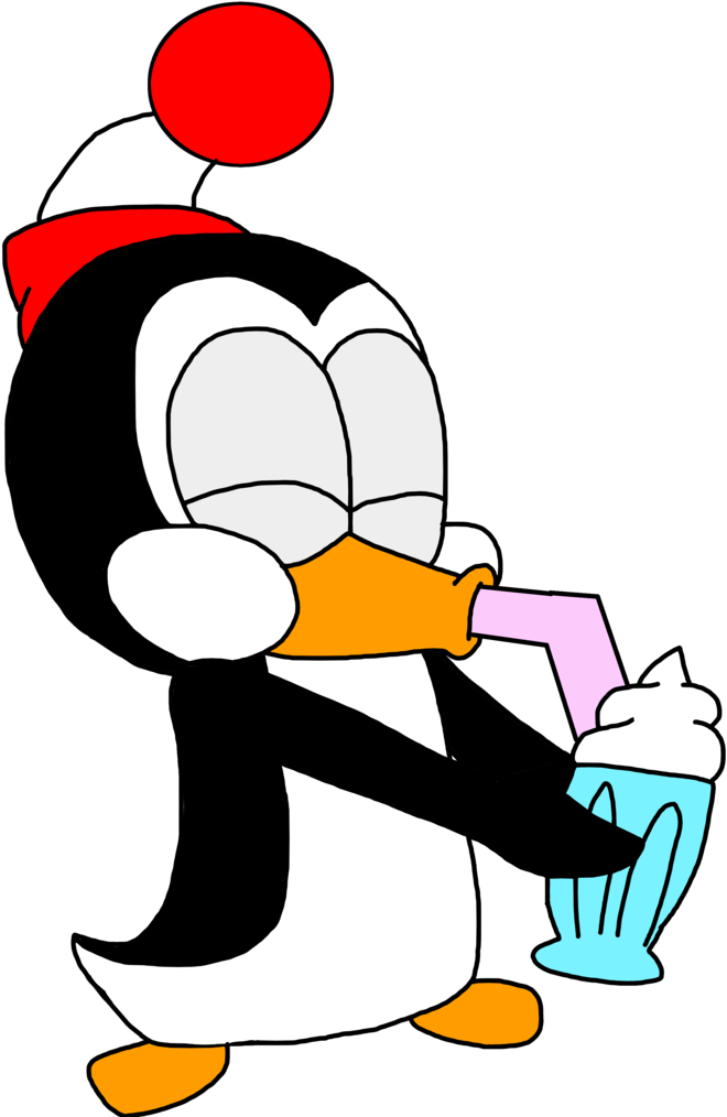 Chilly Willy With A Milkshake By Marcospower1996 - Chilly Willy Png (1024x1024)