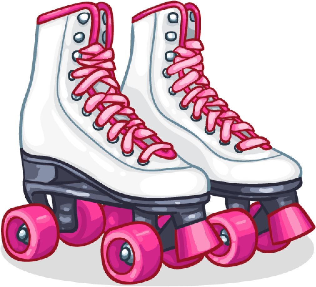 Waitress Rollerskates - Roller Skates Clipart (1024x1024)