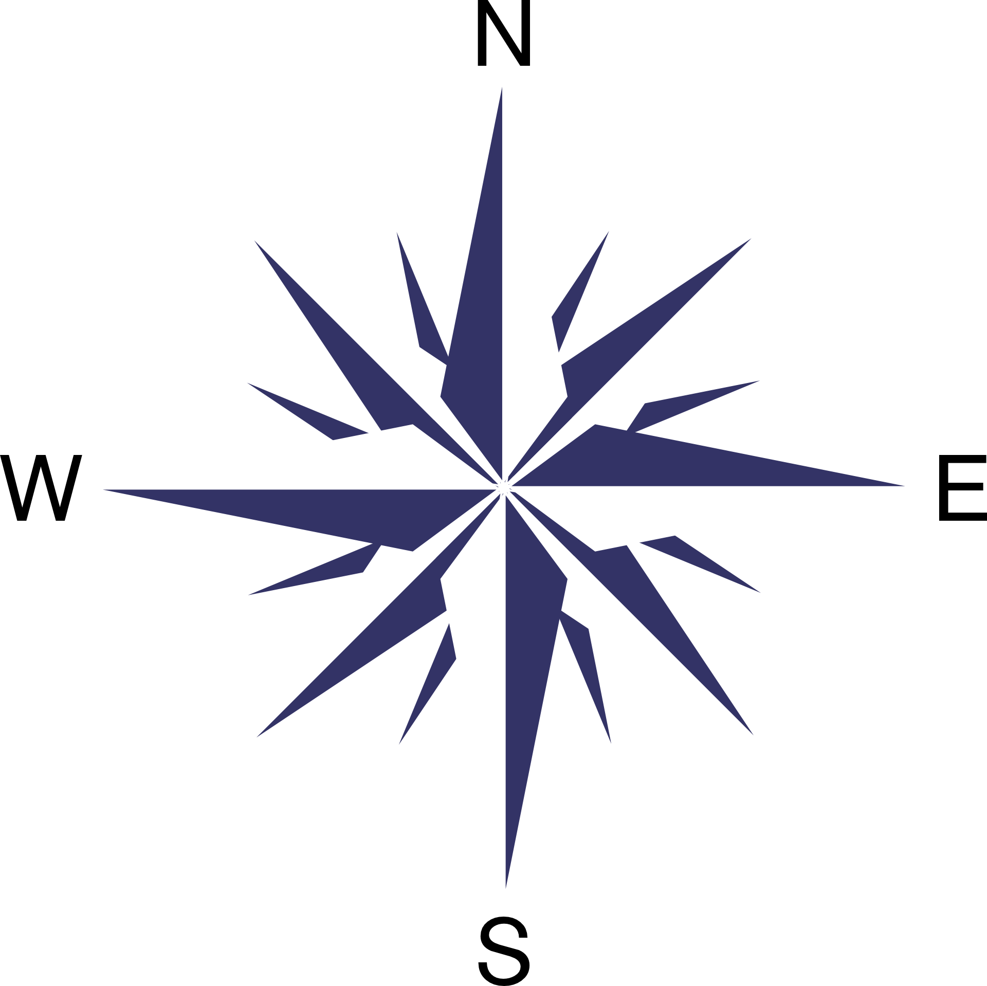 Compass Rose Clip Art - Compass Rose Clip Art Png (1920x1918)