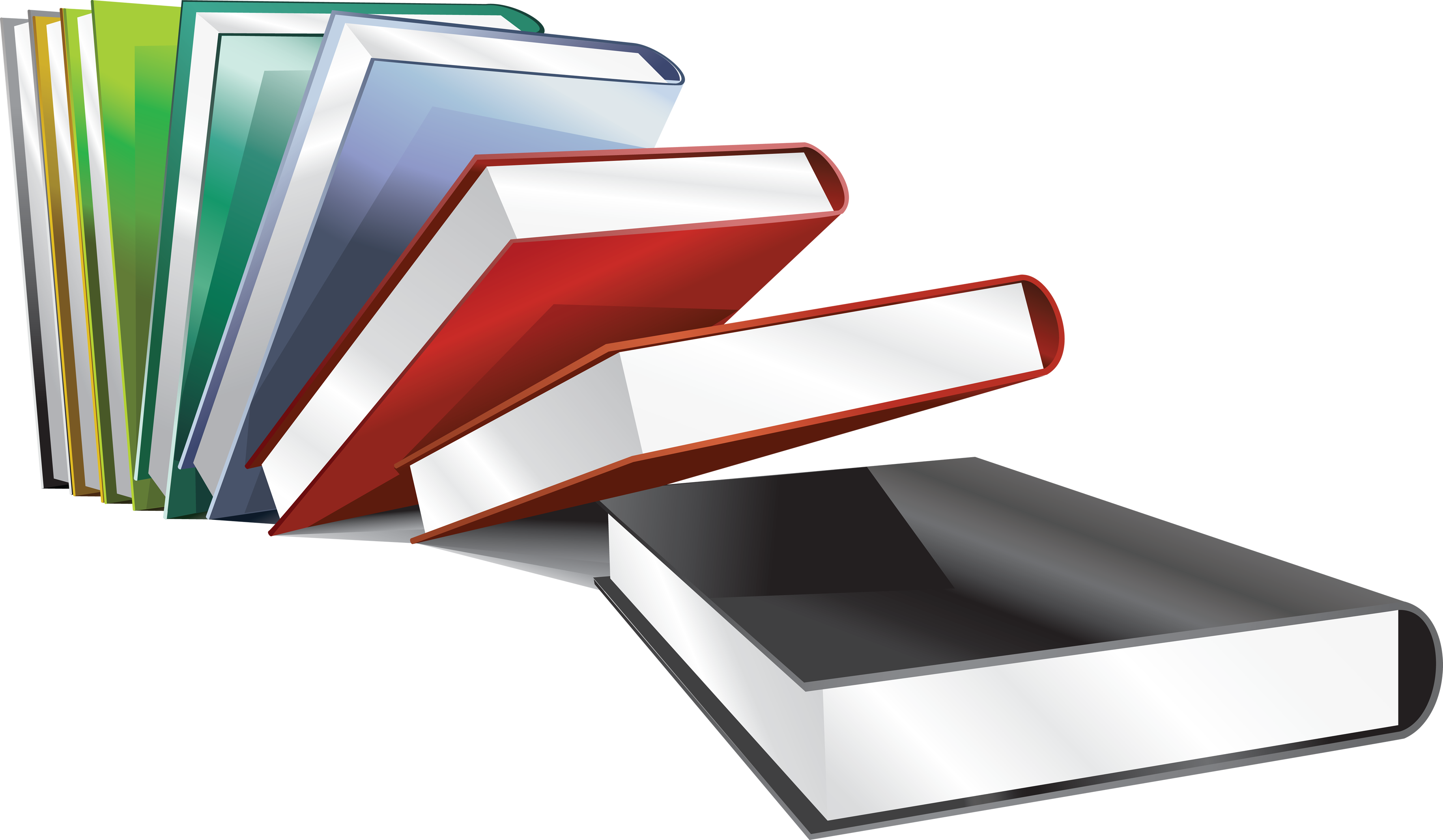 School Books Clipart Transparent Background - Books Png (3658x2131)