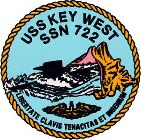 Uss Key West Ssn-772 Crest - Uss Key West (ssn-722) (468x465)