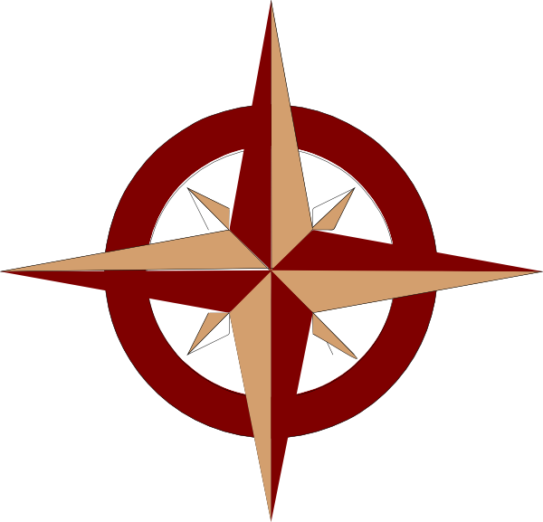 Free Clipart Compass Illustration - Compass Rose Clipart Png (600x577)