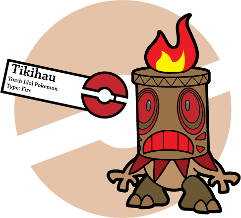 Tikihau By Sageroot - Cartoon (486x438)