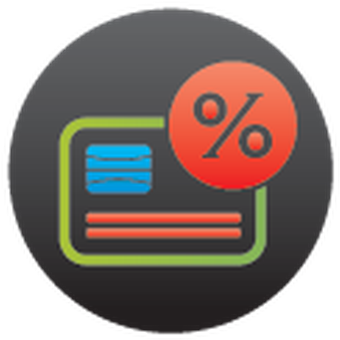 Credit Card, Pos Terminal And Atm Icons - Circle (393x399)