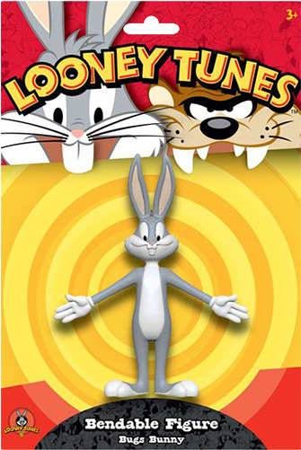 Looney Tunes Bendable Figure Bugs Bunny - Nj Croce Lt4801 Bugs Bunny Bendable Figure (600x600)
