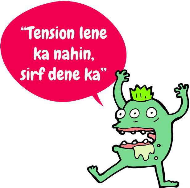 Bollywood Dialogues Messages Sticker-1 - Drawing (618x618)
