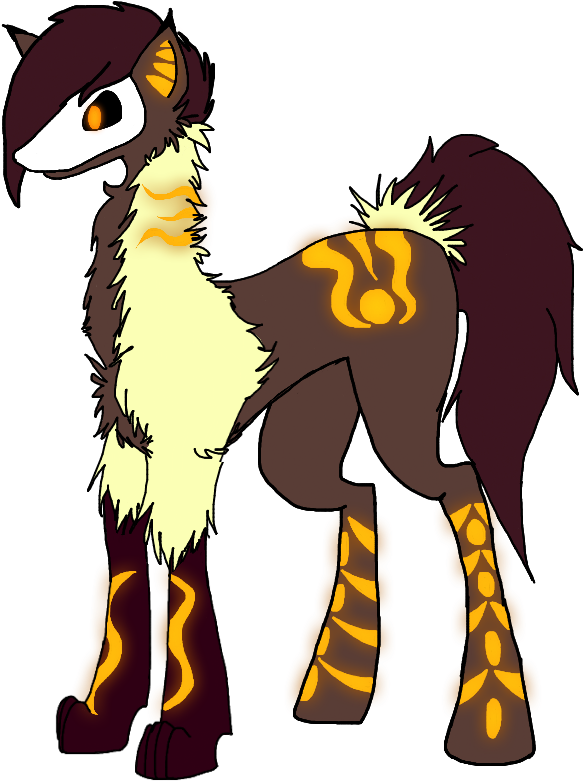 Torch Hound Oc - Cartoon (600x800)