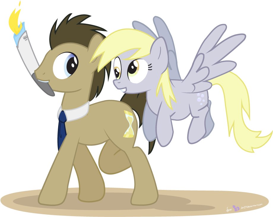 Doctor Whooves And The Olympic Torch By Dm29 - Cartoon (1000x750)
