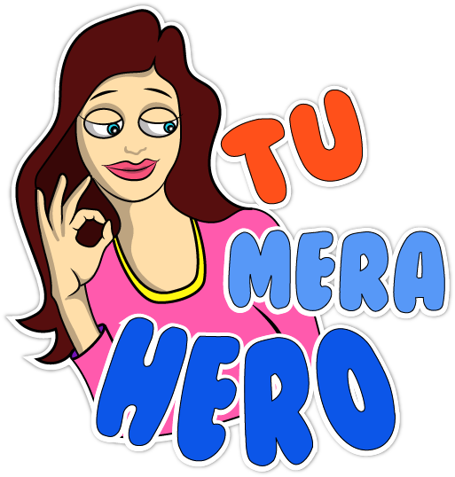 These Are The Stickers Made For Social Messengers Application - These Are The Stickers Made For Social Messengers Application (513x538)