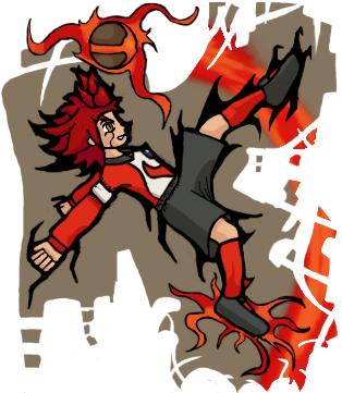 Torch In Mario Strikers Style By Fireckraker - Claude Beacons Fan Art (340x362)