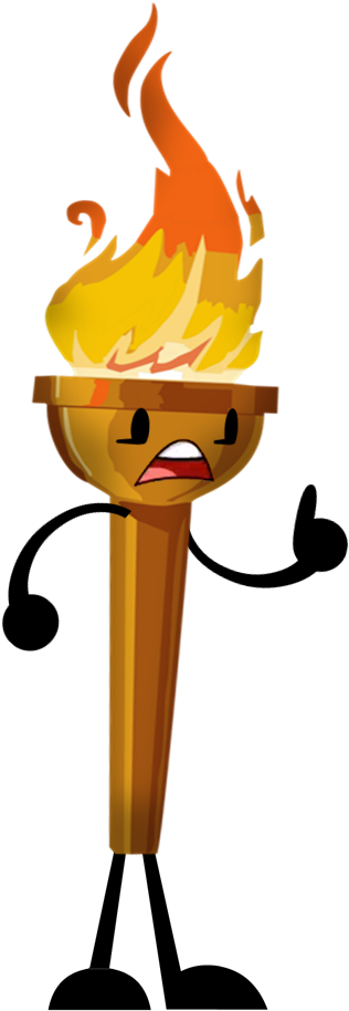 Torch Full Body - Object Show Torch (365x934)