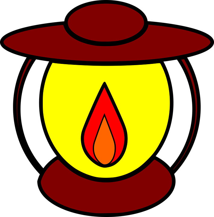 Torch Cliparts - Oil Lamp Clip Art (1263x1280)