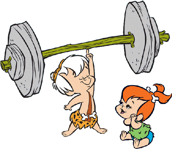 Baby Flintstones Baby Cartoon Characters Baby Clip - Bamm Bamm Rubble Gif (600x600)