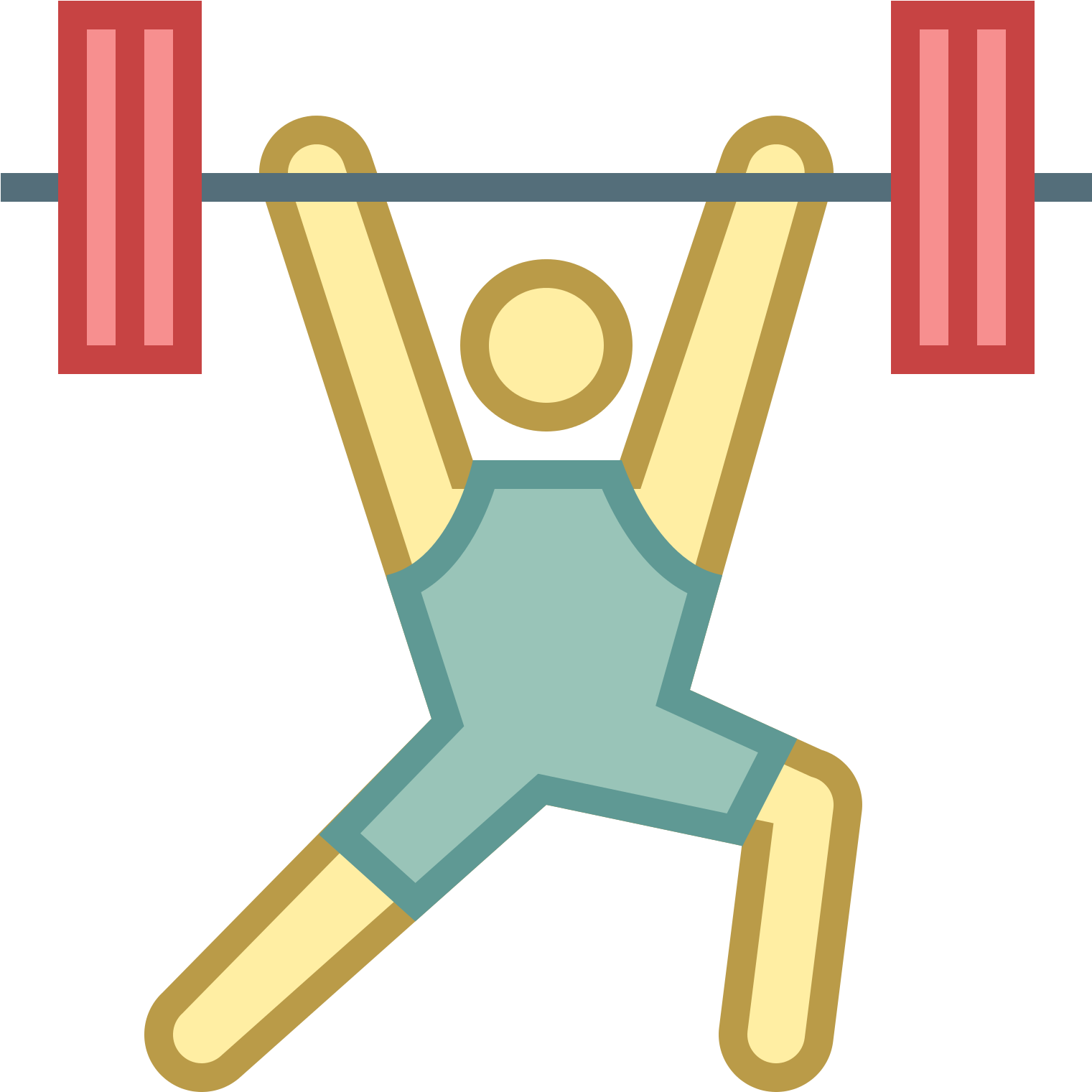 Computer Icons Sport Olympic Weightlifting Barbell - Computer Icons Sport Olympic Weightlifting Barbell (1600x1600)
