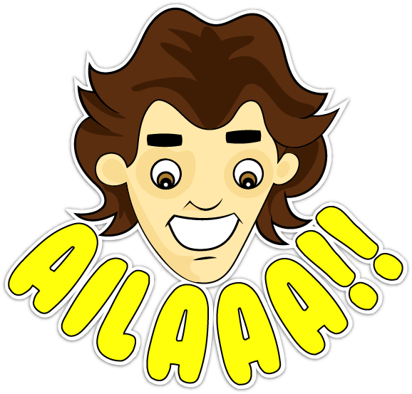 These Are The Stickers Made For Social Messengers Application - Cartoon (578x553)