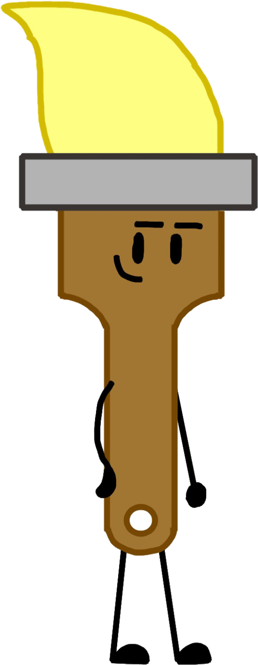 Paintbrush Inanimate Insanity Collab By Sugar-creatorofsfdi - Inanimate Insanity Paintbrush (568x1408)