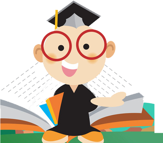 Doctorate Cartoon Illustration - Doctorate Cartoon Illustration (600x600)