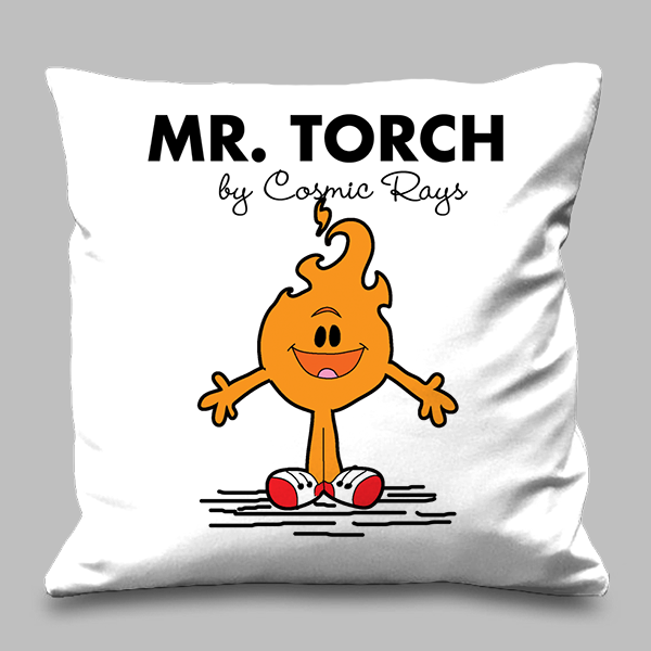 Fantastic Four, Geek, Human Torch, Johnny Storm, Little - Mr Men (600x600)