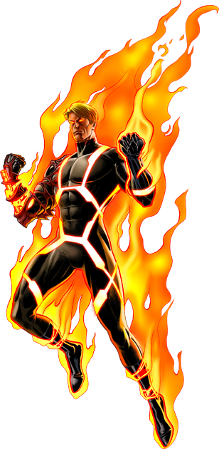 Annihilus Human Torch By Alexelz - Marvel Fantastic Four Future (308x630)