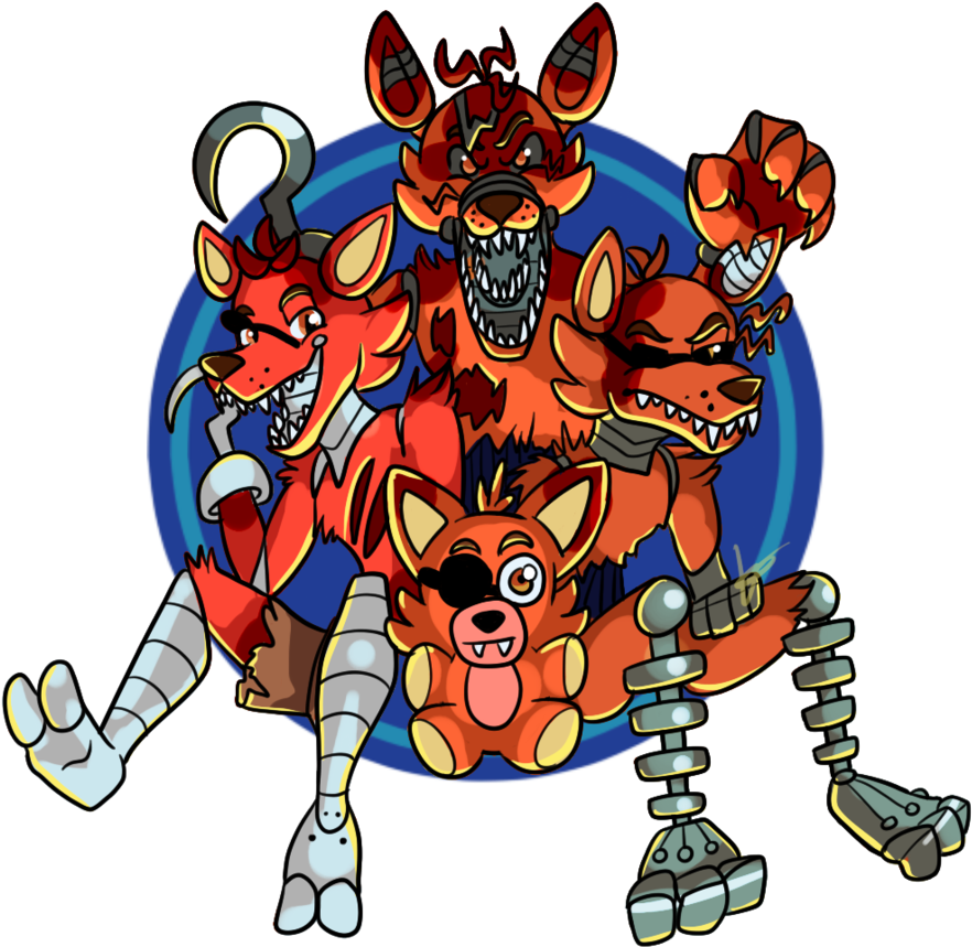 Foxy Family Picture By Halfway To Insanity - Five Nights At Freddy's (894x894)