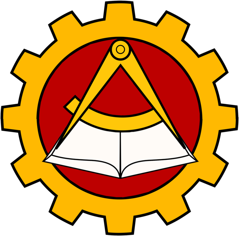 There's Also Some Variations On The Cog Or Open Book - Socialist Coat Of Arms (900x900)