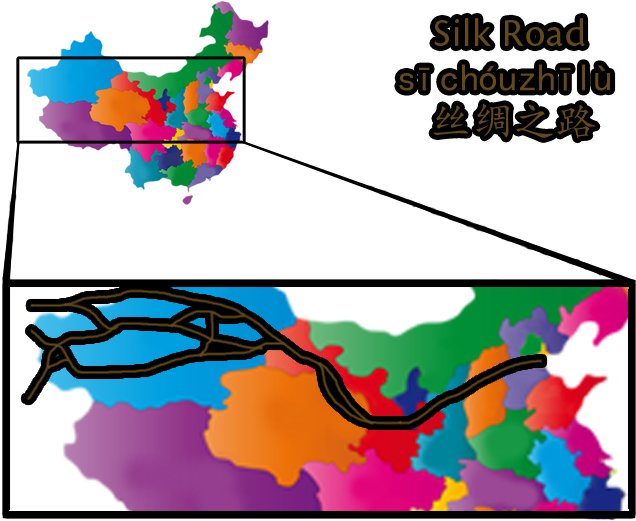The Silk Road Was The First "coming Out Party" For - Illustration (655x550)