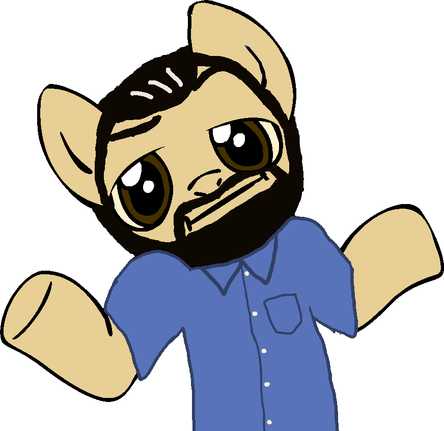Billy Mays Shrug By Verycoolguy On Deviantart - Billy Mays Chan (872x847)