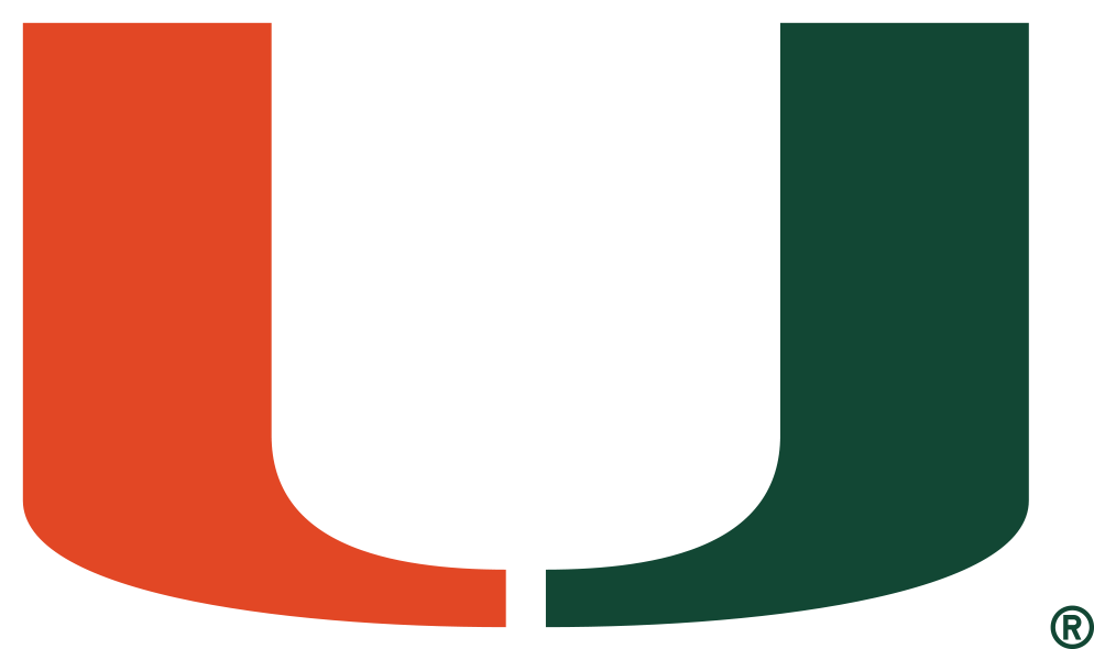 6d4rgp - University Of Miami Decal (1000x1000)