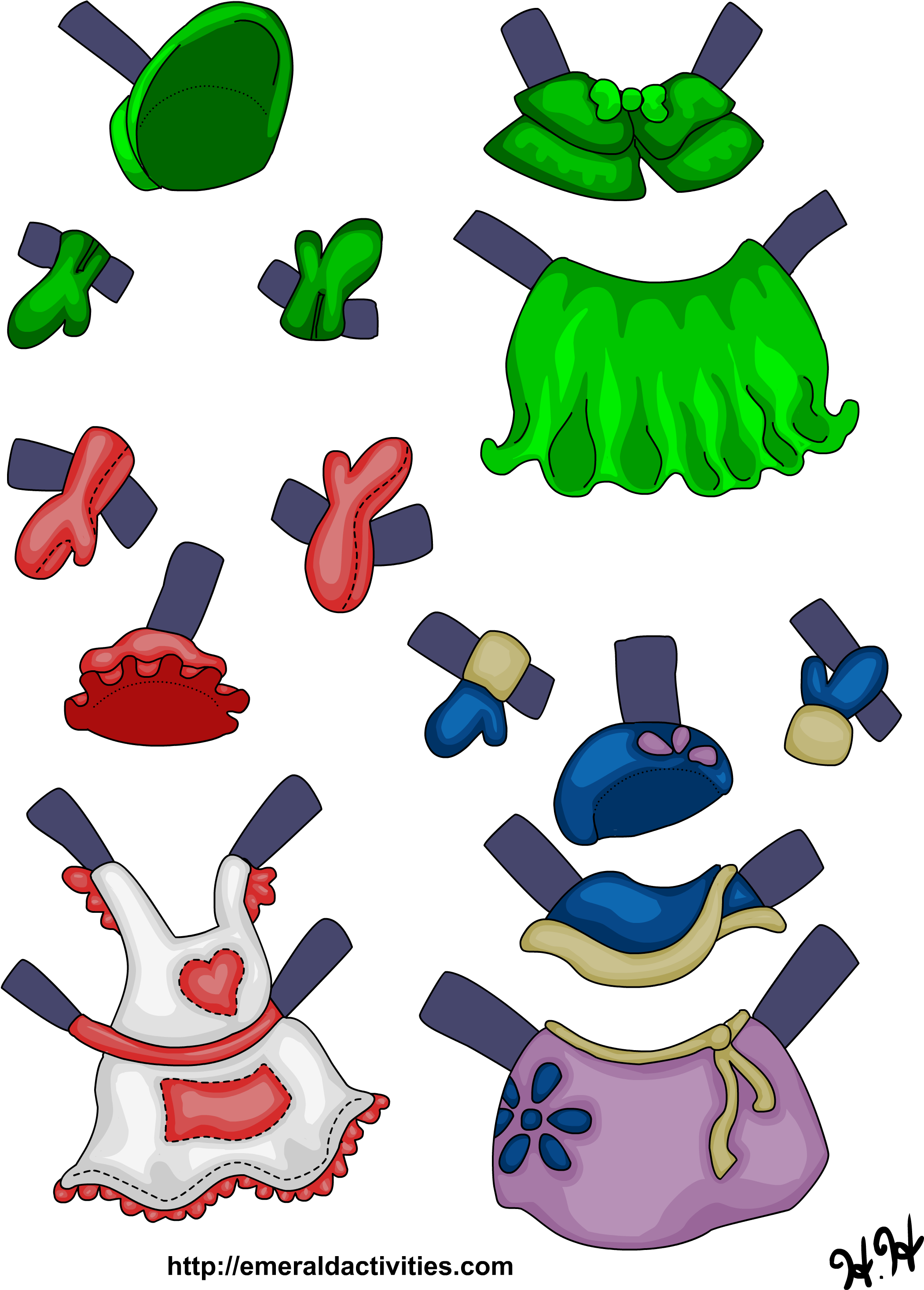 Paper Doll Collection Paper Doll Collection (2197x2998) Png Clipart