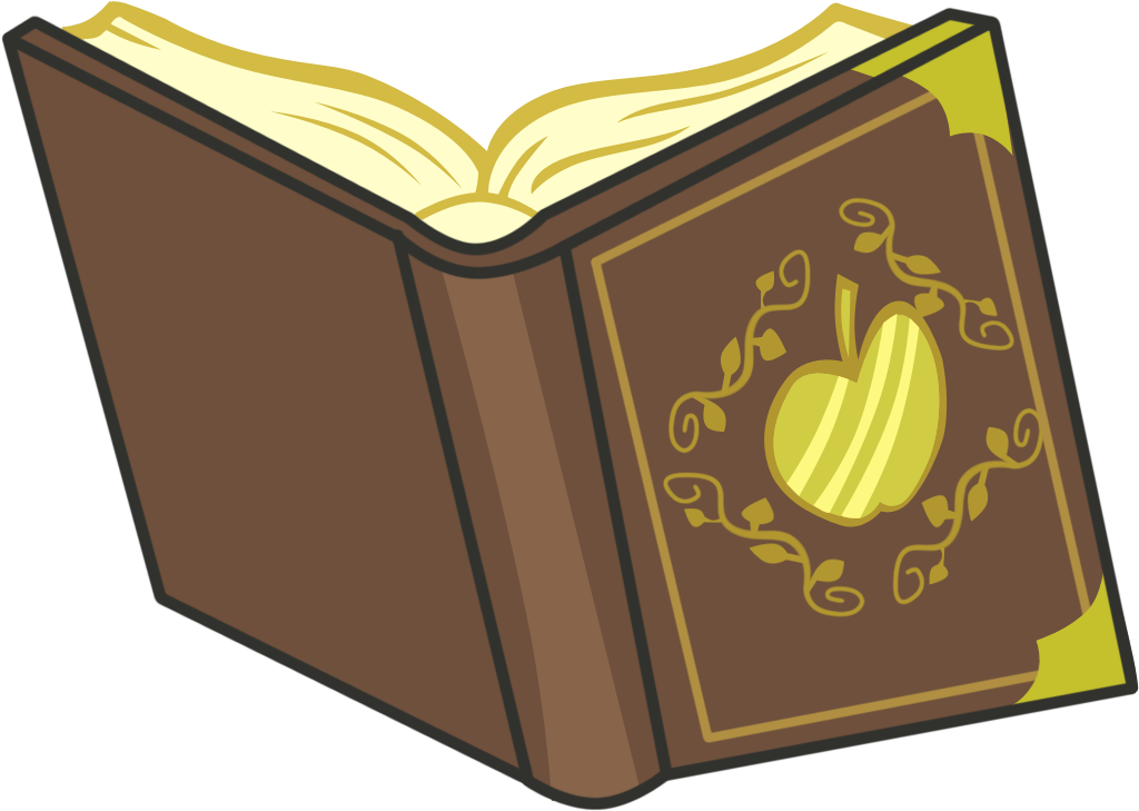 Lost In Equestria, Book, No Pony, Object, Open Book, - Mlp Book Vactor (1024x768)