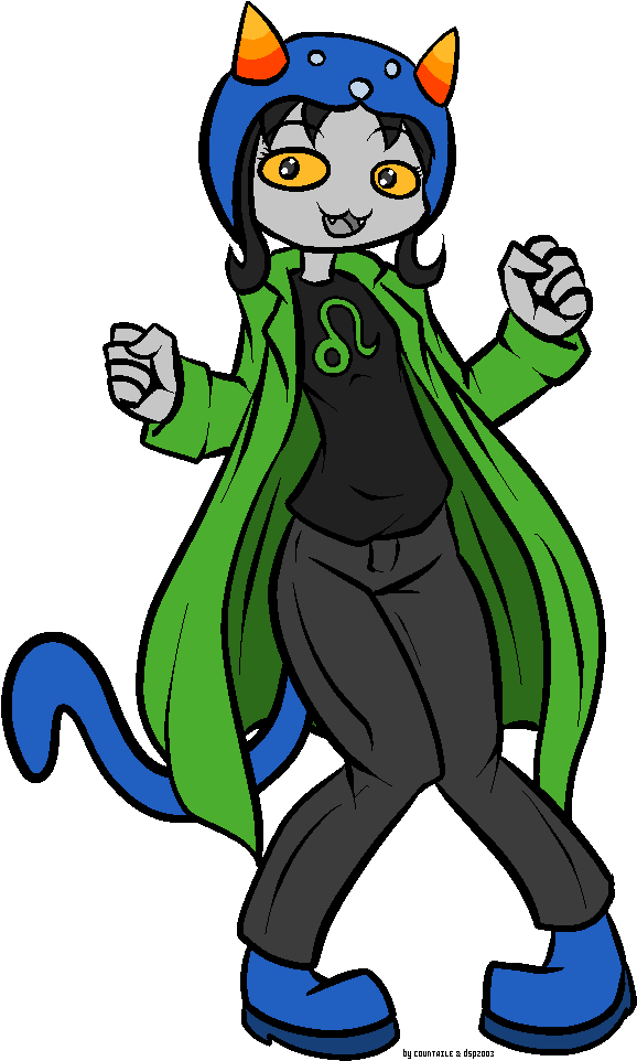 Nepeta's Sprite By Dsp2003 - Nepeta Sprite - (597x971) Png Clipart Download